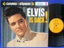 LP ELVIS PRESLEY - IS BACK  // GERMAN ORANGE RCA-VICTOR LSP 3321 // NO-LC NUMBER