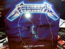 Metalica Ride The Lightning Vinyl 1984 Release PROMO White Label VHTF