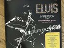 ELVIS PRESLEY, IN PERSON AT THE INTERNATIONAL HOTEL LAS VEGAS, BLUE/GOLD, MINT