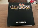 CROSSFIRE - LIVE ATTACK LP 1987 FIRST GER PRESS NEAR MINT/MINT HARD HEAVY
