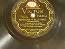 George Gershwin Paul Whiteman Rhapsody In  Blue  part 1 & 2  VICTOR 35822