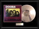 THE DOORS L.A. WOMAN ALBUM FRAMED LP WHITE GOLD PLATINUM TONE RECORD NON RIAA