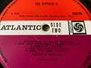 LED ZEPPELIN II (2) UK ATLANTIC 1969 FIRST Vinyl Pressing Livin' Lovin' Wreck