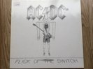 ACDC Flick Of The Switch Vinyl Album 1983 EX/VG+