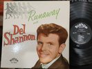 Runaway with DEL SHANNON Mono LP NM