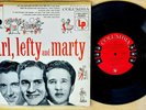 C&W HONKY-TONK 10-inch LP: CARL (Smith), LEFTY (Frizzell) AND MARTY (Robbins)p