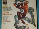 Claude Debussy Orchestral Works Jean Martinon HMV 2C 165- 12791/6 6 LP Box EX