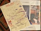 PJ Harvey White Chalk Demos Lp RARE SIGNED Lyric Art Print Bjork St. Vincent