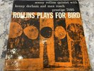 SONNY ROLLINS PLAYS FOR BIRD PRESTIGE NJ RVG PRLP-7095 KENNY DORHAM
