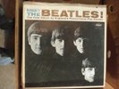 THE BEATLES - MEET THE BEATLES - CAPITOL T 2047 RAINBOW LABEL - ORIGINAL 1964 LP