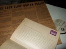 AL COOK : SLIDE GUITAR FOOLIN LP BOX BOMB AUSTRIA + PROMOSHEETS