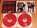 2 LP KISS Alive II / FOC & 2 Fotos /  RED WAX Vinyl / original Press UK