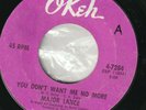 Okeh MAJOR LANCE You don't want me no more / Wait till I Northern soul classic