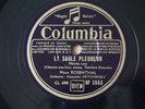 Russian Singer Mara Rosenthal Le Saule Pleureur 78RPM Columbia DF 2553