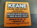 KEANE – CAUSE AND EFFECT SIGNED DELUXE BOOK + VINYL LP + BLUE 10