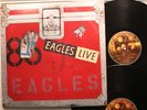Eagles 2-Disc Lp Live (Poster Included) On Asylum - Vg+ To Vg++ / Vg++