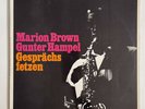 Marion Brown Gunter Hampel Gesprächs fetzen Vinyl Record German Import Free Jazz