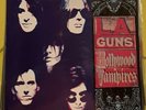 L.A. GUNS Hollywood Vampires (1991) UK Vinyl LP Record 1st Press Insert