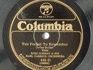 78rpm Jazz - ROSS GORMAN: You Forgot to Remember & Oh  Boy, What a Girl