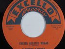 Blues R&B 45 CLARENCE SAMUELS Chicken Hearted Woman EXCELLO HEAR
