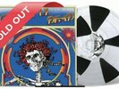 Grateful Dead Skull and Roses Black White Propeller 50th  Ships Same Day Free