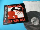 METALLICA LP Kill 'Em All 1984 Japan K25P-438 OBI King / Nexus