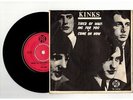 TIRED OF WAITING FOR YOU // THE KINKS RARE P/C DANISH ISSUE PYE 1965