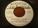The Painted Faces. EX Promo Psych Rock 45 rpm. Things We See b/w Anxious Color