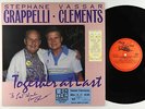 Stephane Grappelli & Vassar Clements - Together At Last LP - FF NM Autograph
