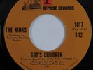 Rock 45 KINKS God's Children REPRISE HEAR