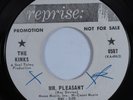Rock 45 KINKS Mr. Pleasant REPRISE promo HEAR