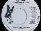 Rock 45 QUEEN Keep Yourself Alive ELEKTRA VG++/VG+ promo HEAR