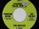 Rock 45 BEATLES Strawberry Fields Forever CAPITOL promo bootleg HEAR
