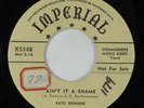 R&B Rocker 45 FATS DOMINO Ain't It A Shame IMPERIAL promo HEAR