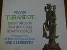 PUCCINI Turandot BIRGIT NILSSON - JUSSI BJOERLING - ERICH LEINSDORF  / RCA