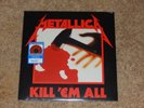 Metallica Kill 'em all Jump in the fire engine red Walmart Exclusive lp record