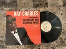 RAY CHARLES MODERN SOUNDS IN COUNTRY WESTERN MUSIC ABC MONO WHITE LABEL PROMO LP