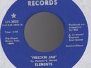 Orig ELEMENTS Freedom Jam / Save It For A Rainy Day 45 Private Modern Soul Funk