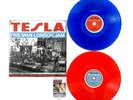 Tesla Band Signed Five Man London Jam Blue Red Limited Edition Vinyl Record JSA