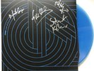 OMD LIVE AT EVENTIM HAMMERSMITH APOLLO TRIPLE HAND SIGNED BLUE VINYL AUTOGRAPHED