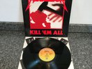 LP VINYL ALBUM RECORD METALLICA KILL 'EM ALL EUROPE PRESS 1989 EX/EX