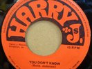 BOB ANDY YOU DONT KNOW / WALK A MILE IN MY SHOES JAMAICAN HARRY J 7