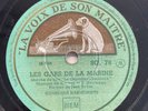 78 RPM COMEDIAN HARMONISTS - Les gars de la marine - LA VOIX DE SON MAITRE SG 76