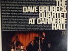 THE DAVE BRUBECK QUARTET AT CARNEGIE HALL-COLUMBIA TWO EYE DOUBLE STEREO LP