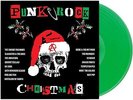 PUNK ROCK CHRISTMAS (Various) Green Coloured VINYL LP