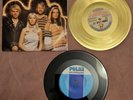 RARE ABBA SWEDISH SINGLES: LIVE 77 PROMO GOLD FLEXI JULTIDNINGSFÖRLAGET & '74