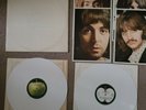 The Beatles: White Album 1978 GB Reissue, White Vinyl Pics And Poster VG+