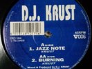 DJ KRUST - JAZZ NOTE / BURNING  - V RECORDINGS V006 RARE ORIGINAL PRESS