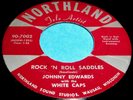 JOHNNY EDWARDS & WHITE CAPS Rock 'N Roll Saddles 45 Orig Northland Rockabilly