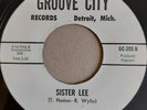SAM WARD - Sister Lee - GROOVE CITY - 60's NORTHERN SOUL - 70's Reissue
